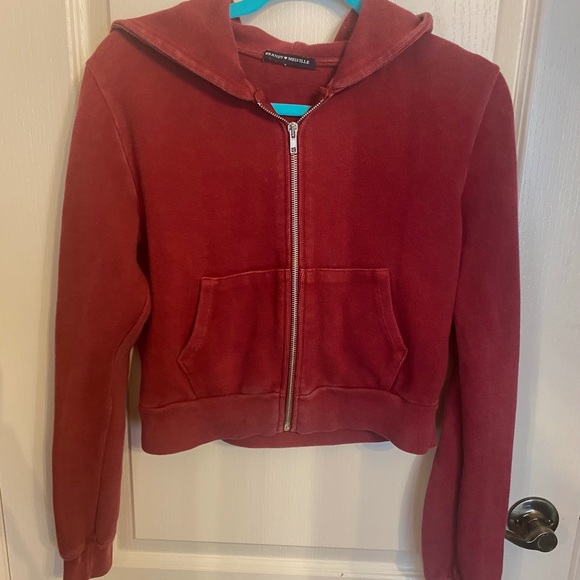 Rare red Brandy Melville zip up♥️ - Picture 1 of 3